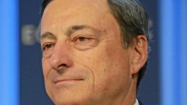 Mario Draghi, presidente della BCE