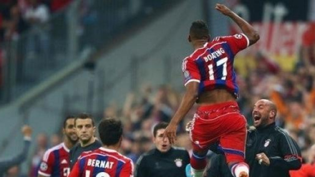 Boateng autore del secondo gol per i bavaresi