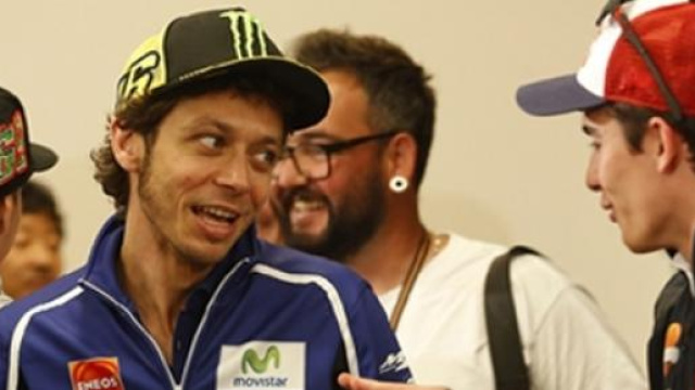 Marquez e Rossi, nessun problema fuori dalla pista