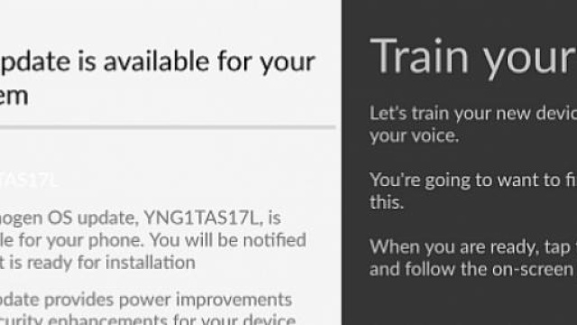 schermate aggiornamento del oneplus one