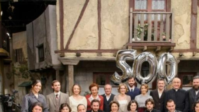 Un'immagine degli attori de Il Segreto