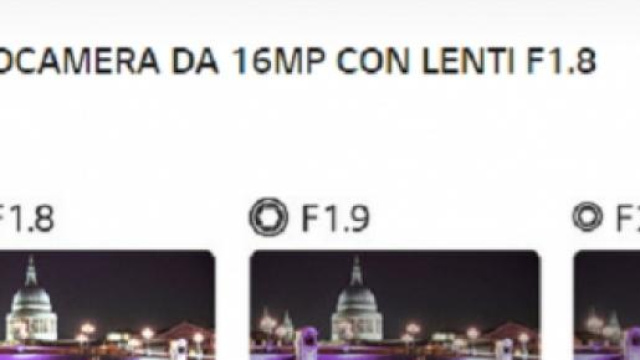 LG G4: fotocamera con rapporto focale a 1.8.
