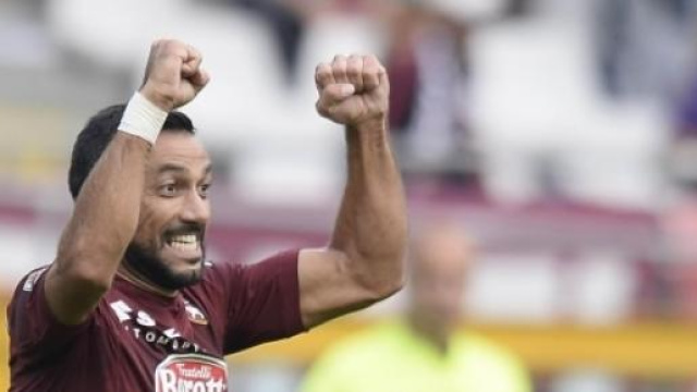 Quagliarella segna il goal decisivo nel derby.
