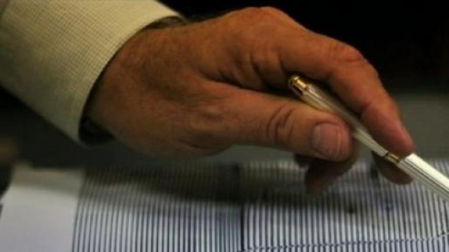 Il grafico di un terremoto