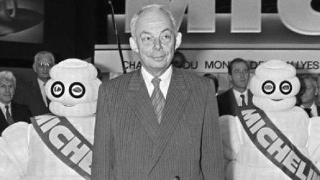 Fran&ccedil;ois Michelin en 1984. AFP