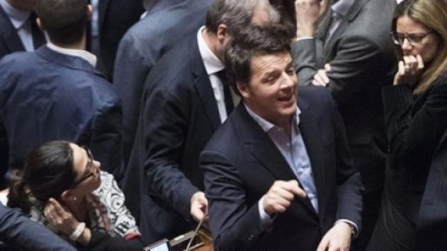 Matteo Renzi alla Camera dei deputati 