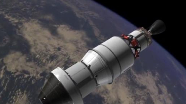 Una tipica navicella spaziale 