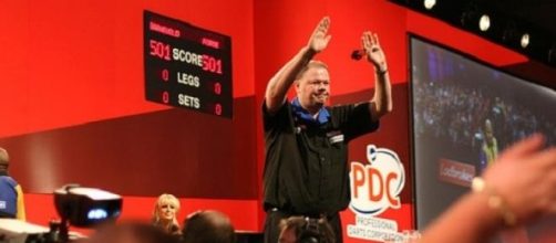 Van Barneveld managed to avoid elimination