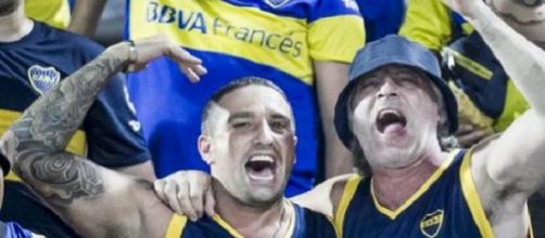 Di Zeo y Mauro Mart&iacute;n, compartiendo paravalanchas