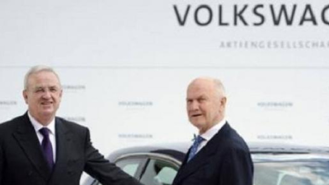 CEO Volkswagen Martin Winterkorn e Ferdinand Pi&euml;ch