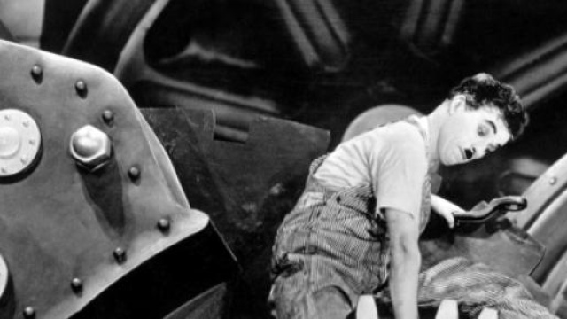 Charlot in "Tempi Moderni"