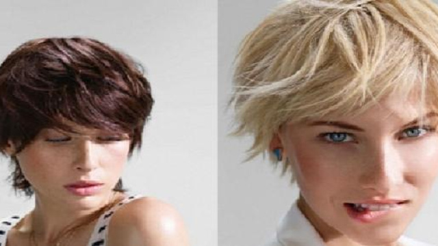 Pixie corti, biondo-castano, versione spettinata