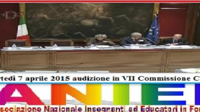 Anief attesa all'audizione di marted&igrave; 7 aprile