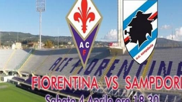Fiorentina-Sampdoria diretta live 29a giornata A