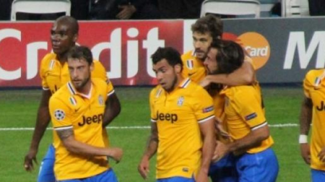 In foto, giocatori della Juventus