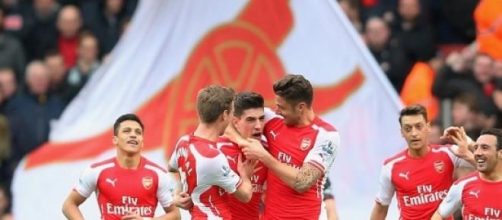 Hector Bellerin scored the opener for Arsenal 