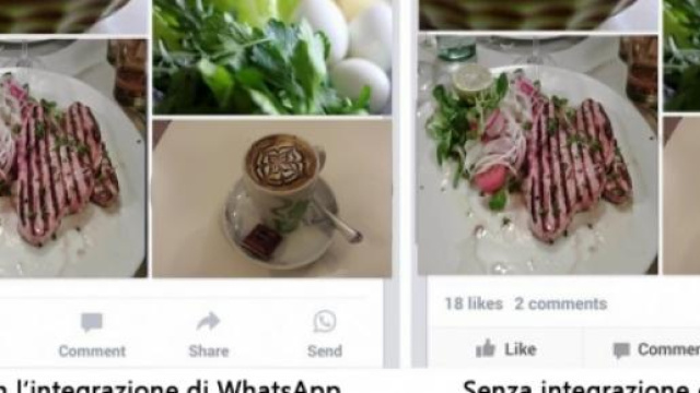Facebook & WhatsApp, funzione di integrazione