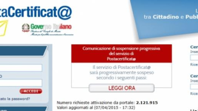 Attivazione Pec gratuita se entro il 18 settembre 