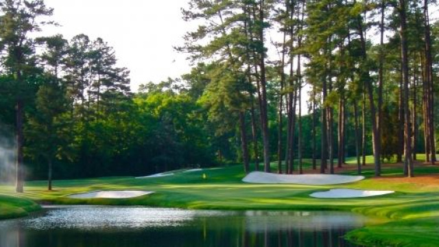 La buca numero 16 dell'Augusta Masters