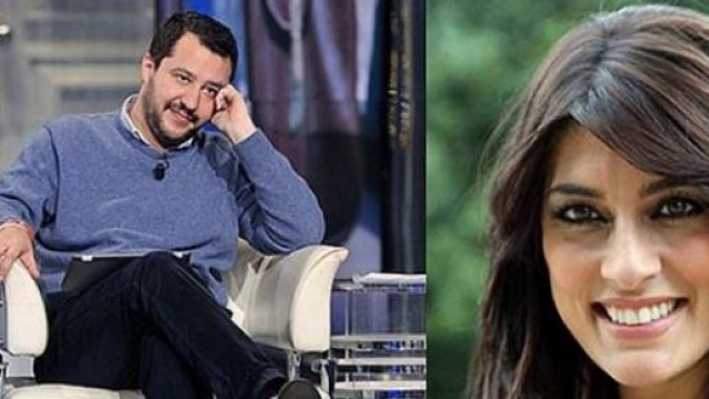 Matteo Salvini ed Elisa Isoardi
