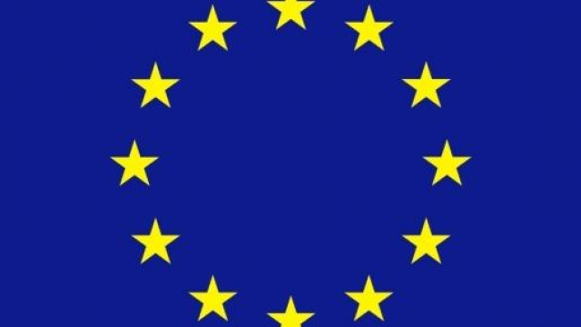 La bandiera dell'Unione Europea.