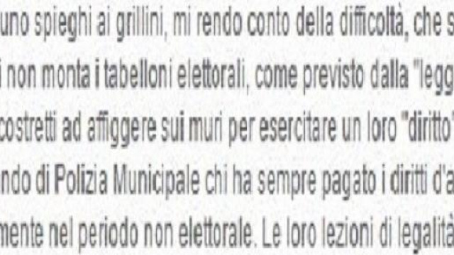 diritti o doveri di un candidato?