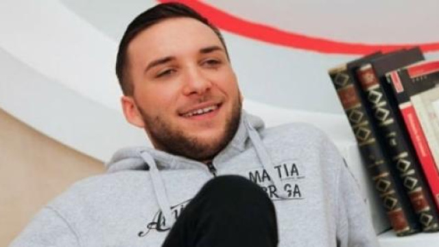 Il rapper Mattia Briga ad Amici14