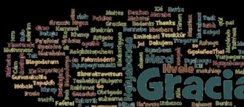 "Gracias" en varios idiomas