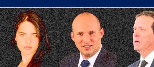 Ayelat Shaked, Naftali Bennett and Isaac Herzog.