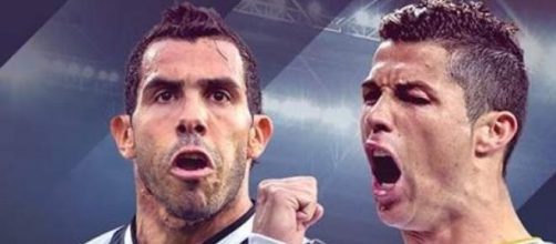 Tev&eacute;z y Ronaldo en un duelo de titanes