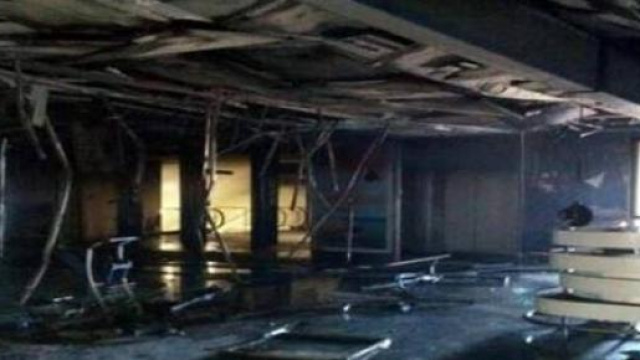 Incendio aeroporto di Fiumicino