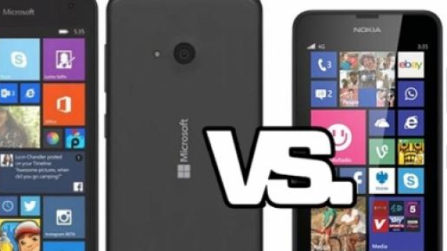 Microsoft Lumia 535 vs Nokia Lumia 635