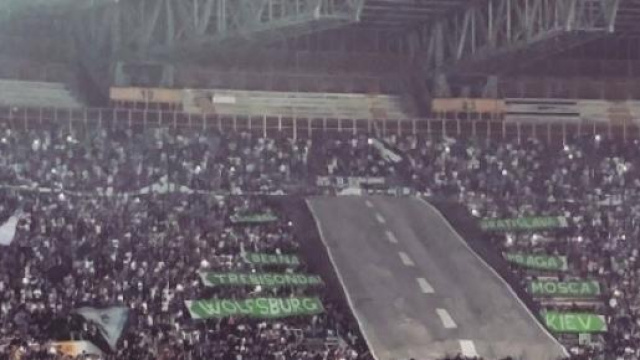 La curva A: il percorso del Napoli in Europa.