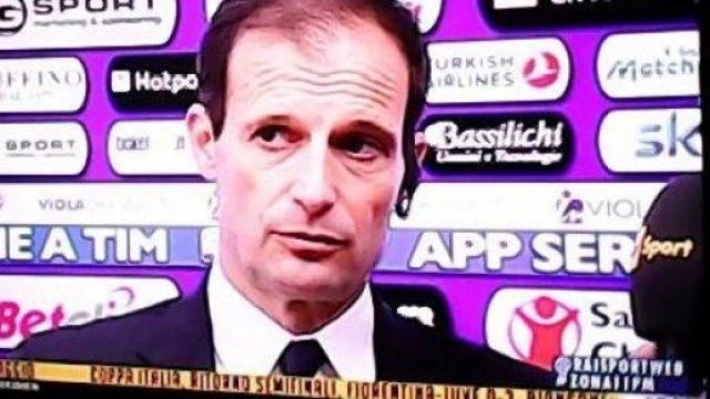Allegri, allenatore della Juventus 