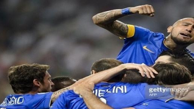 La gioia della Juventus dopo il gol