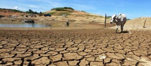 Desertification affecting the Atlantic Basin.