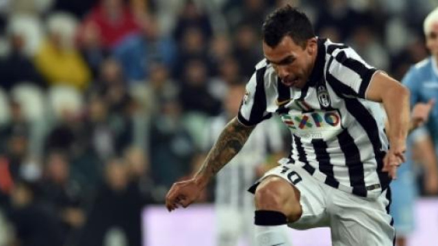 Tevez, a segno nell'ultimo Juve-Lazio