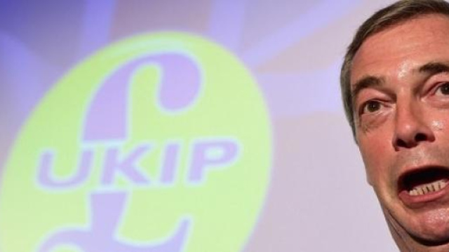 Nigel Farage, leader dell'Ukip