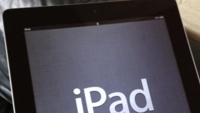 un'immagine dell'iPad della Apple