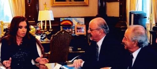 Tomada, Cristina Kirchner y Armando Cavalieri