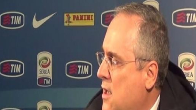 Claudio Lotito presidente della Lazio