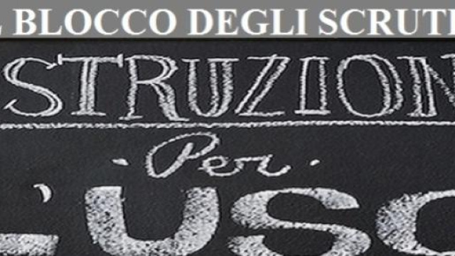 Le modalit&agrave; del blocco degli scrutini