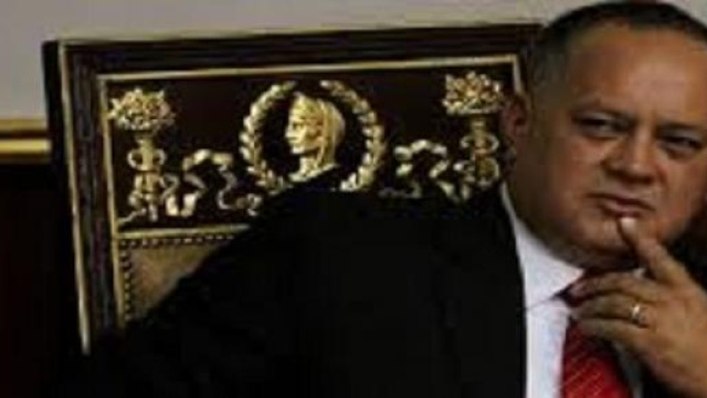 Diosdado Cabello, del Parlamento venezuelano.