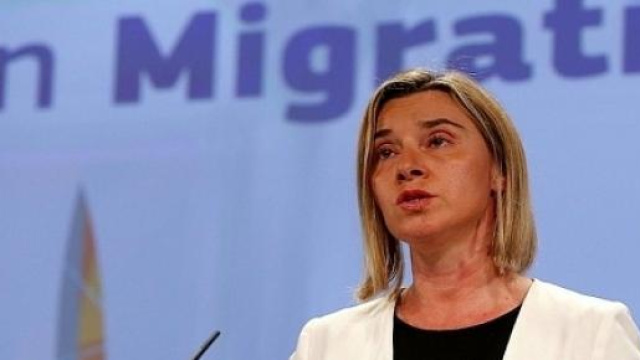 Il commissario UE agli Esteri, Federica Mogherini