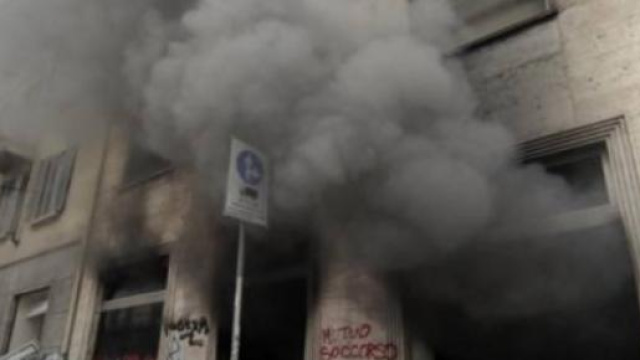 corteo no expo, milano devastata