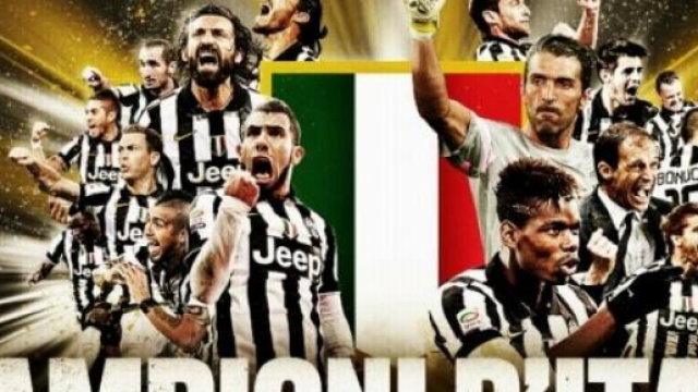 Juve campione d'Italia (fonte: juventus.com).
