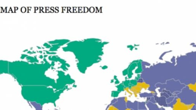 Mappa della Libert&agrave; di Stampa