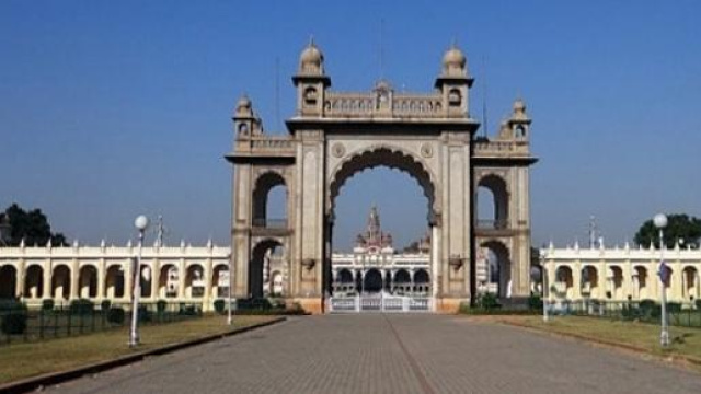 Veduta di palazzo asiatico