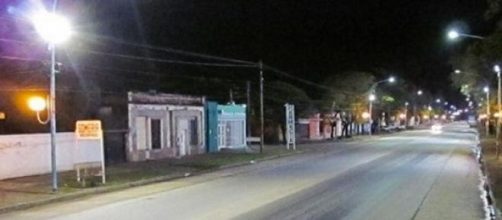 Avenida Per&oacute;n, en Villa Mercedes, San Luis