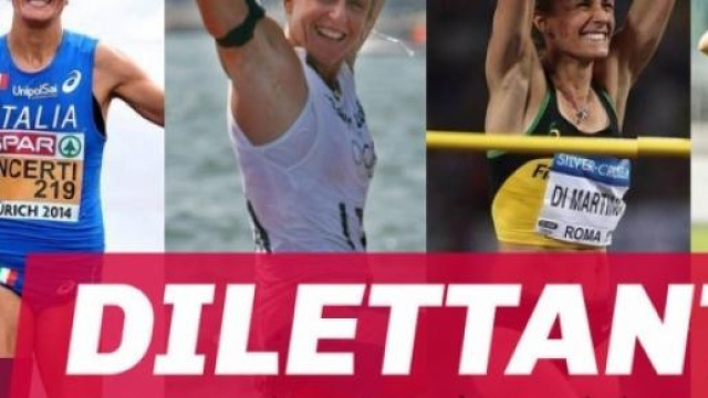 Atlete italiane, dilettanti per regolamento.